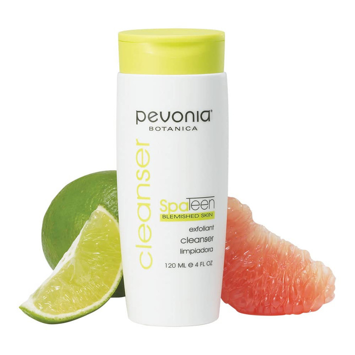 Pevonia SpaTeen Blemished Skin Exfoliant Cleanser Gentle Face Cleanser Cream Exfoliating Facial Skin Care Products Best
