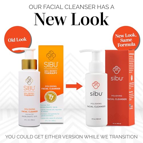 sibu Sea Buckthorn Polishing Facial Cleanser 4oz Face Wash Made From Premium Himalayan Sea Berry Oil Moisturizes Skin Re