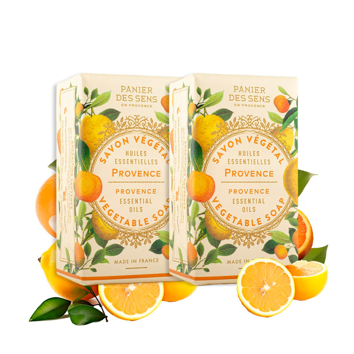 Panier des Sens Provence Bar Soap Moisturizing Gentle Scented Soap Bar Natural Soap with Sweet Almond 97 Natural Ingredi