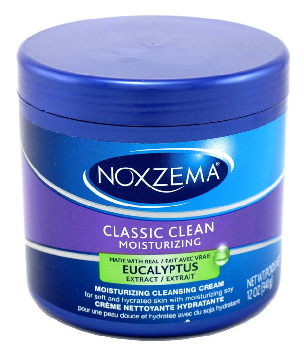 Noxzema Classic Clean Moisture Cleansing Cream 12 Ounce Jar 354ml 2 Pack