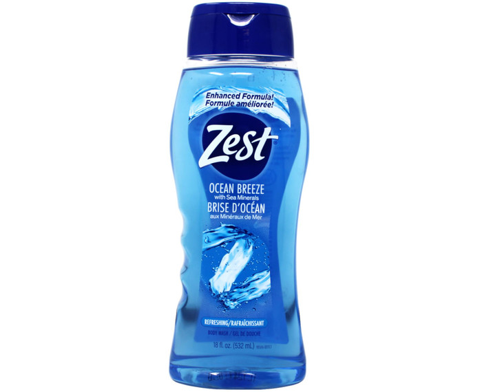 Zest Body Wash Ocean Breeze with Sea Minerals Refresh 18 Ounce Pack of 2