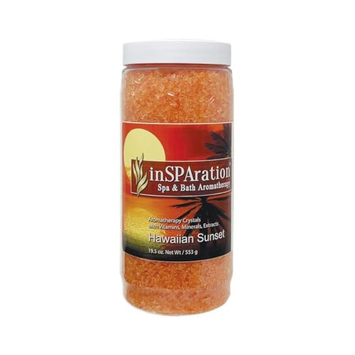 InSPAration 7460C Hawaiian Sunset Crystal for Spa and Hot Tubs 19OunceOrange
