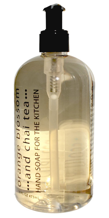 Greenwich Bay ORANGE BLOSSOM CHAI TEA HAND SOAP FOR THE KITCHEN with Shea Butter Cocoa Butter Chai Tea Orange Grapefruit