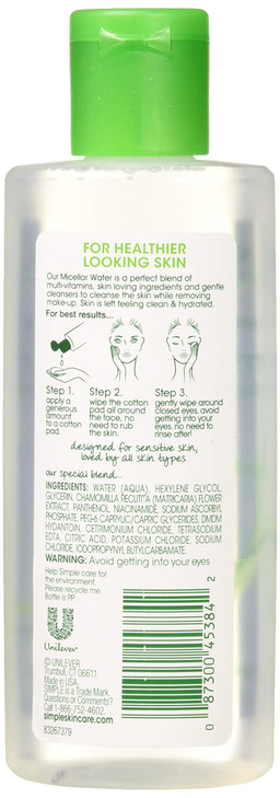 Simple Micellar Cleansing Water 67 Ounce 3 Pack