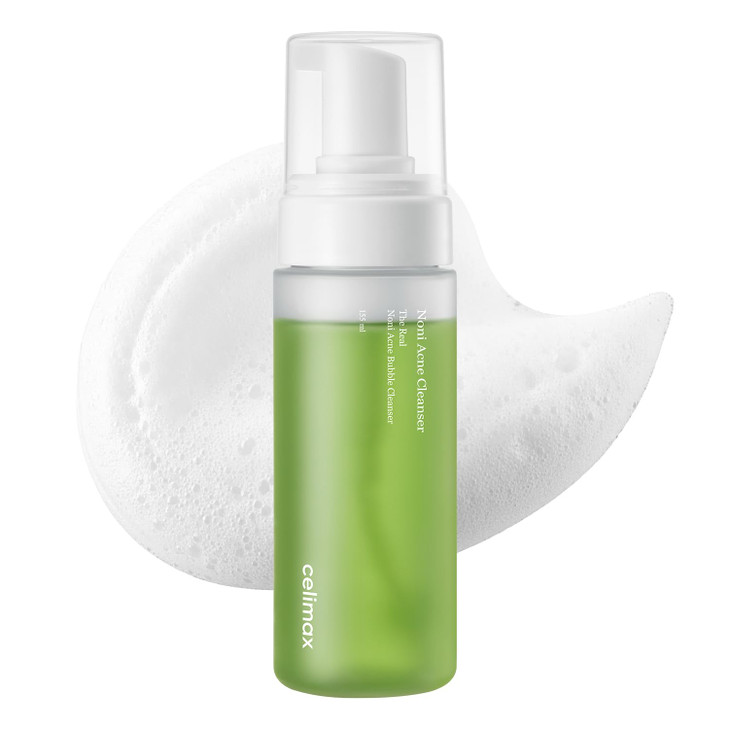 celimax Noni Bubble Cleanser Mild Formula Face Wash for Sensitive to Oily Dry Combination Skin Calming Soothing Exfoliat
