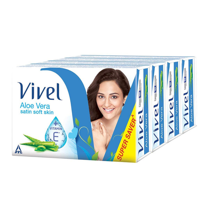 Vivel Aloe Vera Soap 100g Pack of 4
