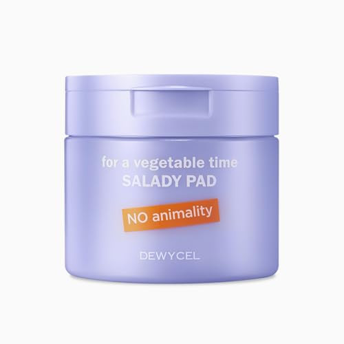DEWYCEL Salady Pad DualTextured Facial Toner Pads for Exfoliation Pore Care with AHA Lactic Acid BHA Salicylic Acid Hydr