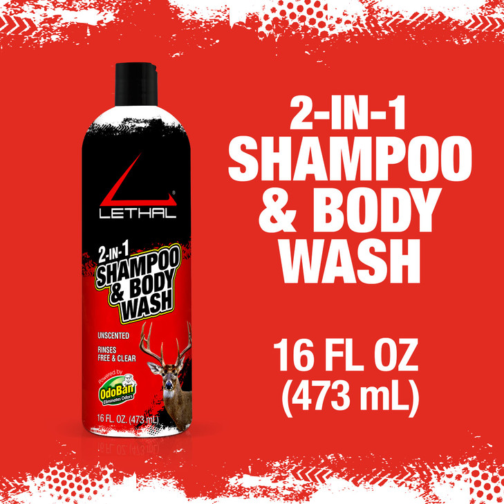 Lethal ProHunting Shampoo and Body Wash 16Ounce
