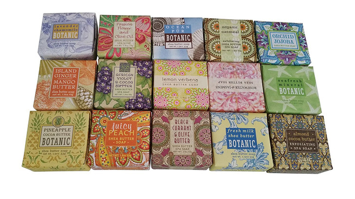 Greenwich Bay Trading Company Soap Sampler 15 pack of 19oz bars Bundle 15 items