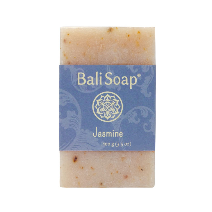 Bali Soap Jasmine Natural Bar for Men Women Bath Body and Face Cleanser Vegan Handmade Exfoliating 6 Pack 35 Oz each