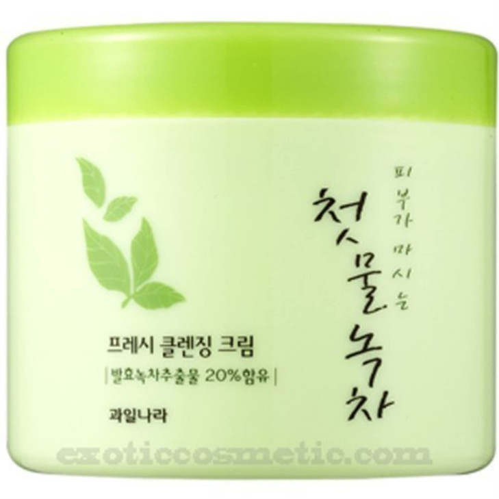 The First Green Tea Natural Facial Cleansing Cream Fermented Green Tea