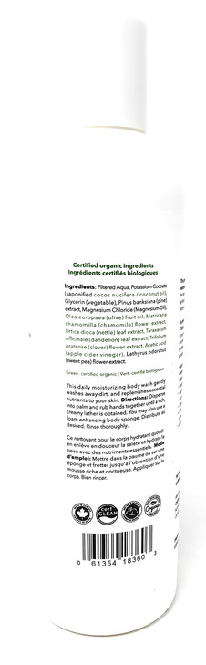 Carina Organics Sweet Pea Daily Moisturizing Body Wash
