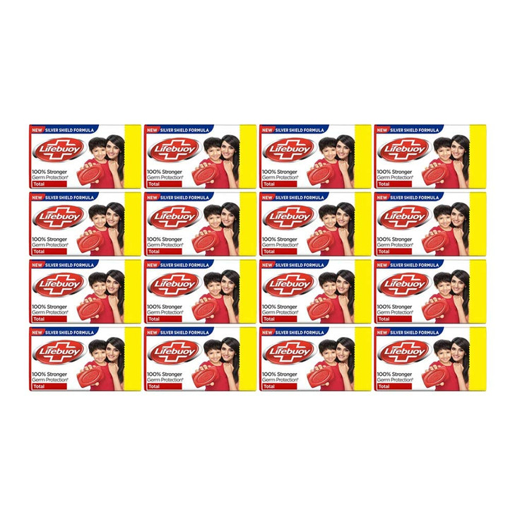 Lifebuoy Total Red Soap 16Count 44 grams each