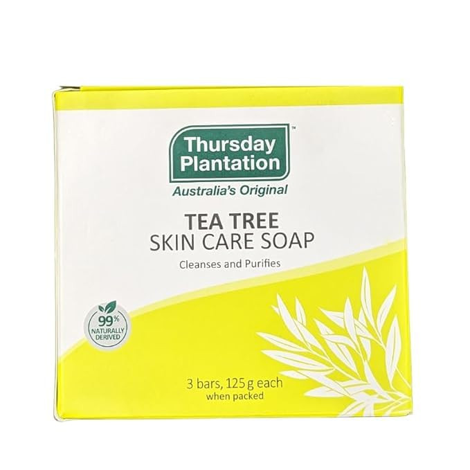 Thursday Plantation Tea Tree Skin Care Soap 4 Oz 3 Pack