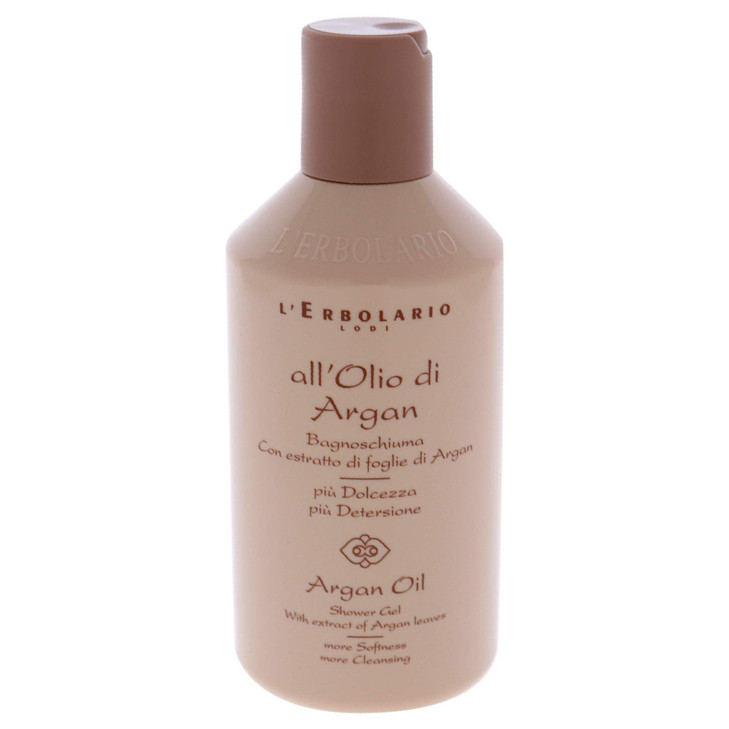 LErbolario Shower Gel Moisturizing Body Wash for Dry and Sensitive Skin AntiAging and Nourishing Body Soap with Argan Le