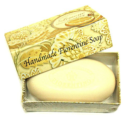 Saponificio Artigianale Fiorentino single bar soap made in Italy lemon 105 oz fine fiorentine luxury bath soap