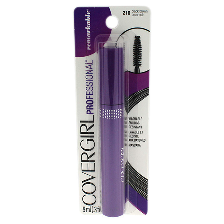 COVERGIRL Professional Remarkable Mascara Black Brown 210, .3 oz online at globaldelivered