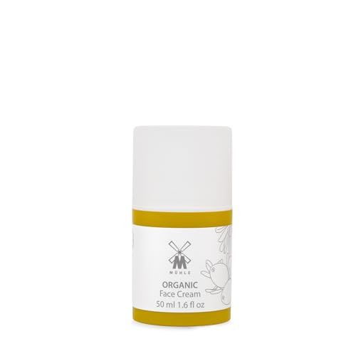MHLE ORGANIC Face Cream Natural Moisturizer w Shea Butter Aloe Vera Essential Oils For All Skin Types BDIH Certified 100