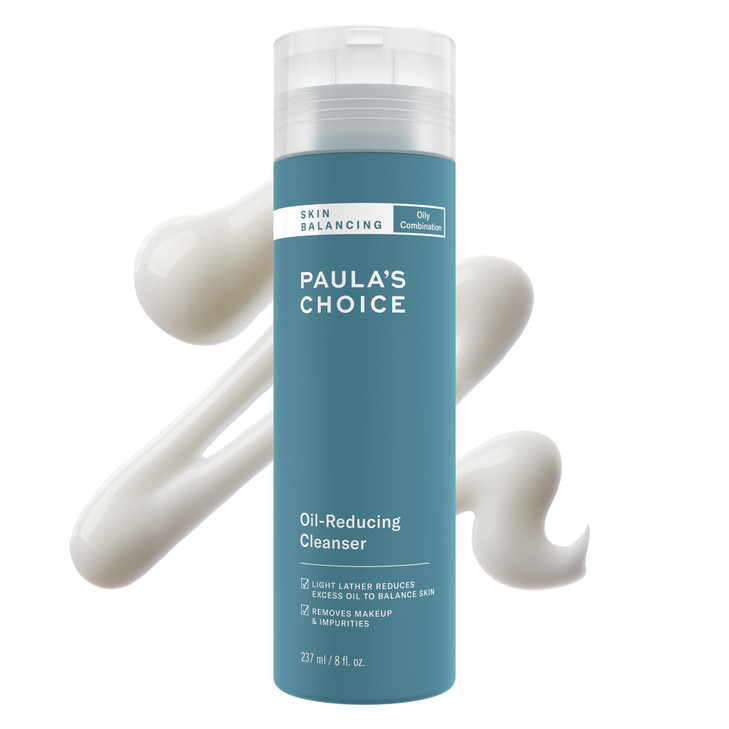 Paulas Choice SKIN BALANCING OilReducing Cleanser with Aloe Coconut Glycerin Face Wash for Oily Skin Large Pores Balance