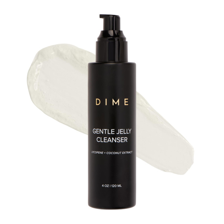 DIME Beauty Gentle Jelly Cleanser Hydrating Facial Cleanser and Makeup Remover with Vitamin E Face Wash for Sensitive Sk