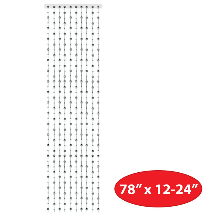 Disco Ball Bead Curtain Party Accessory 1 count 1Pkg