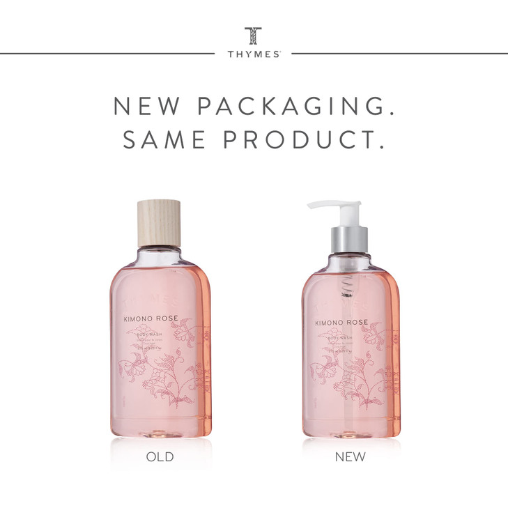 Thymes Body Wash with Pump Liquid Soap for Bath and Shower Body Soap Skin Care Scented Soap with Notes of Rose Peony Jas