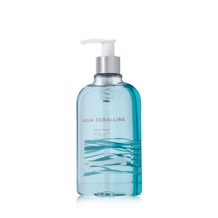 Thymes Moisturizing Body Wash with Pump Body Soap Bath Products Skin Care Liquid Soap with Notes of Jasmine Rose Hyacint