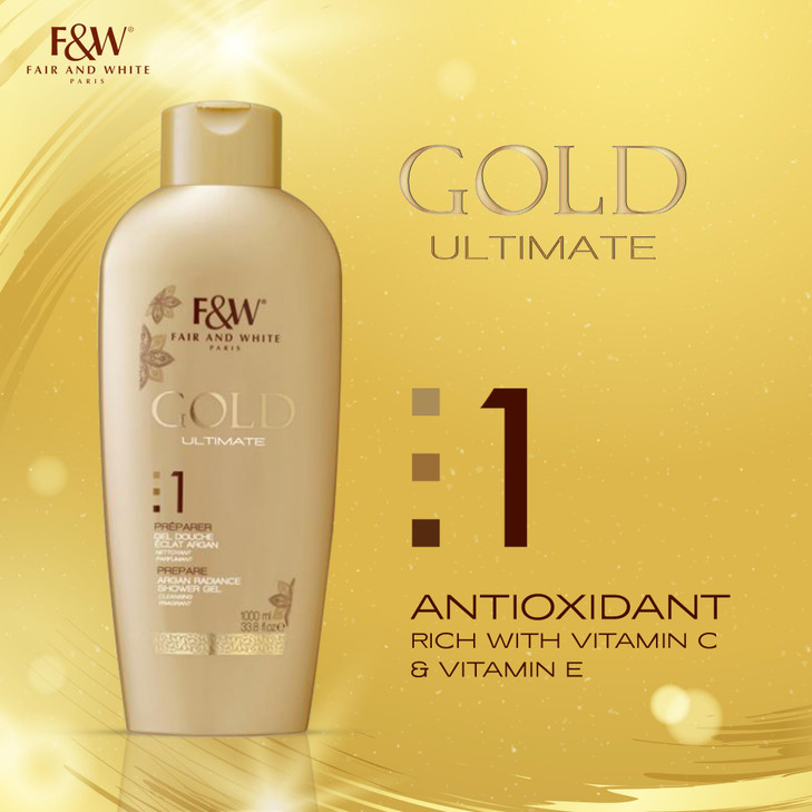FAIR WHITE Gold Radiance Body Wash 338 floz 1000ml