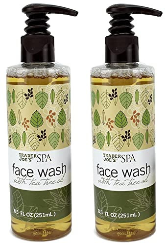 Trader Joes Spa Face Wash with Tea Tree Oil 2 Packs