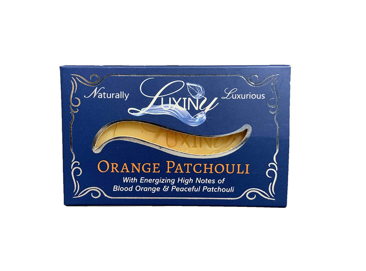 Luxiny Orange Patchouli Handmade Soap Bar for Bath and Body is Palm Oil Free Moisturizing Natural Vegan Castile Soap wit