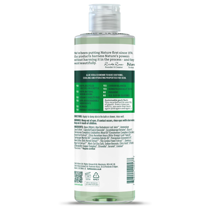 Faith In Nature Aloe Vera Rejuvenating Body Wash 400ml
