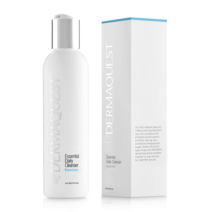 DermaQuest Essential Gentle Exfoliating Daily Facial Cleanser For All Skin Types Particularly Those With Sensitivities T