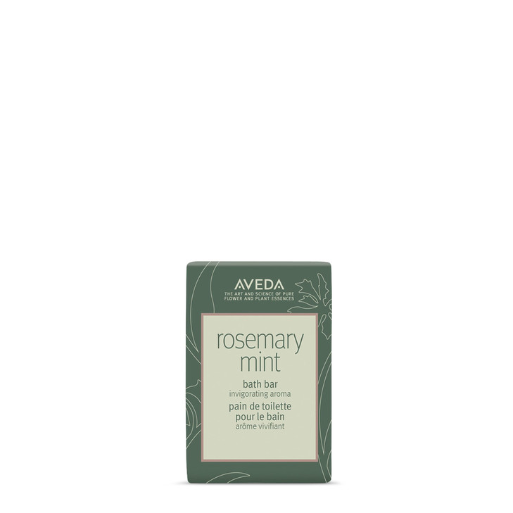 Aveda Rosemary Mint Bath Bar Soap with Invigorating Aroma of Certified Organic Peppermint Rosemary