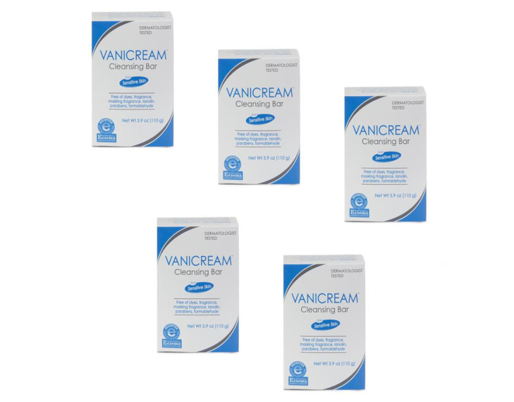 Pharmaceutical Specialties Vanicream Cleansing Bar 39 oz Pack of 5
