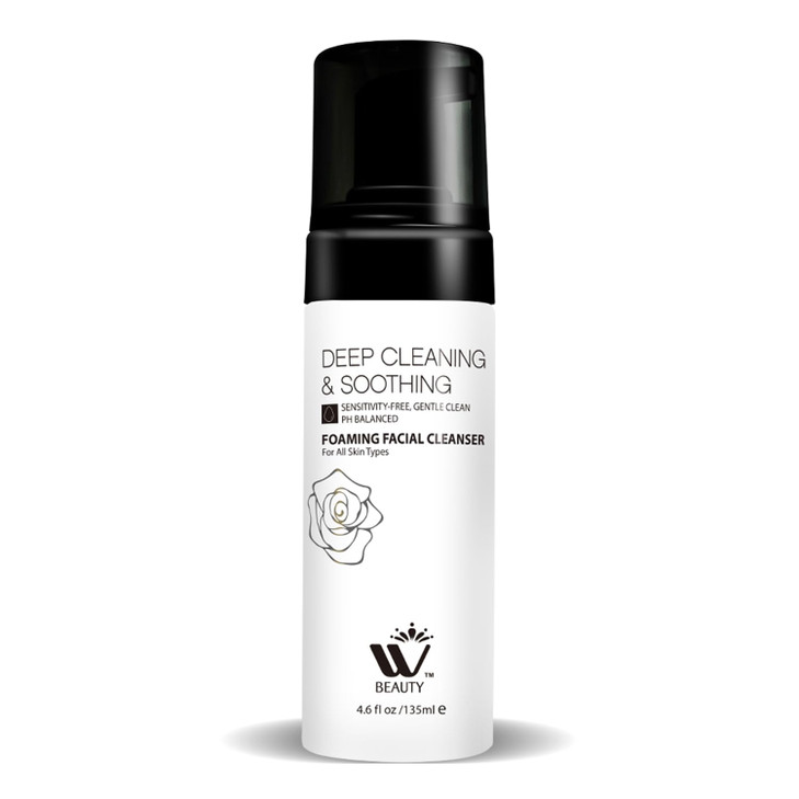 WBM Foaming Facial Cleanser Gentle Hydrating Face Wash for All Skin Types 16 Fluid Ounces Deep Cleansing Nourishing Form