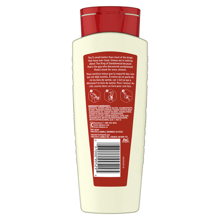 Old Spice Timber Body Wash Sandalwood 16 Oz Packaging May Vary