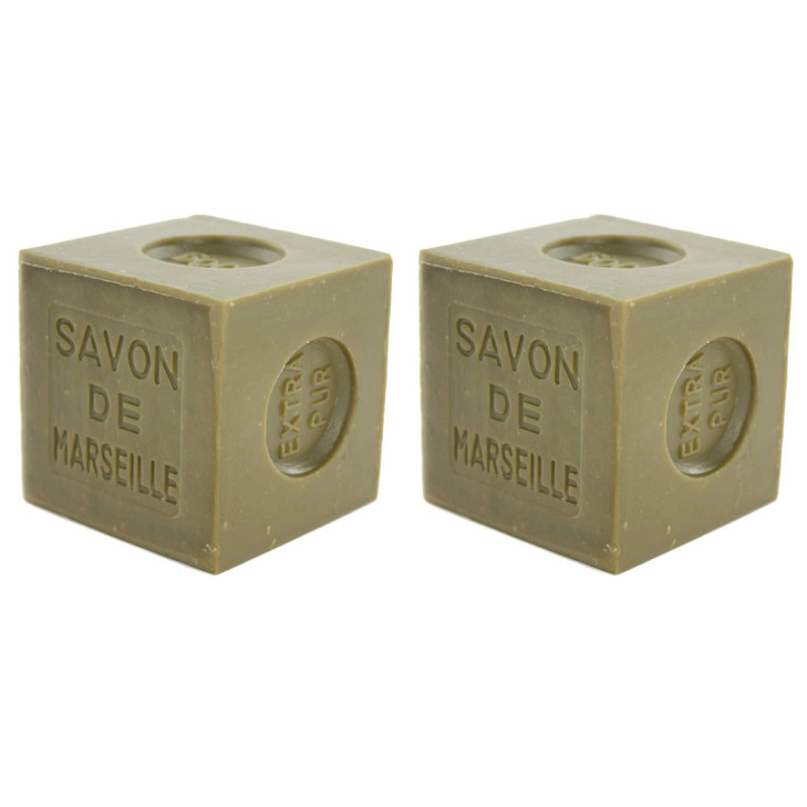 Wholesome Rock Marius Fabre Marseille Soap 72 Olive Oil Pack of 2 X 400g