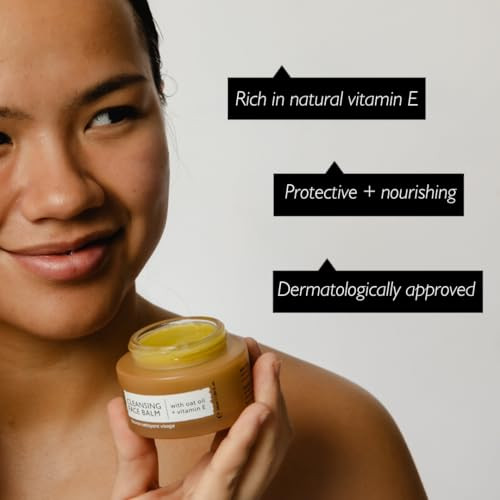 UPCIRCLE Cleansing Face Balm with Apricot 17oz 100 Natural Cleanser To Remove Makeup Including Waterproof Mascara Clear
