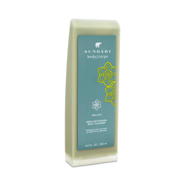 SUNDARI Neem Manuka Body Cleanser 67 Fl Oz Luxurious Herbal Formula with Soothing Extracts to Smooth Skin Control Oil Un