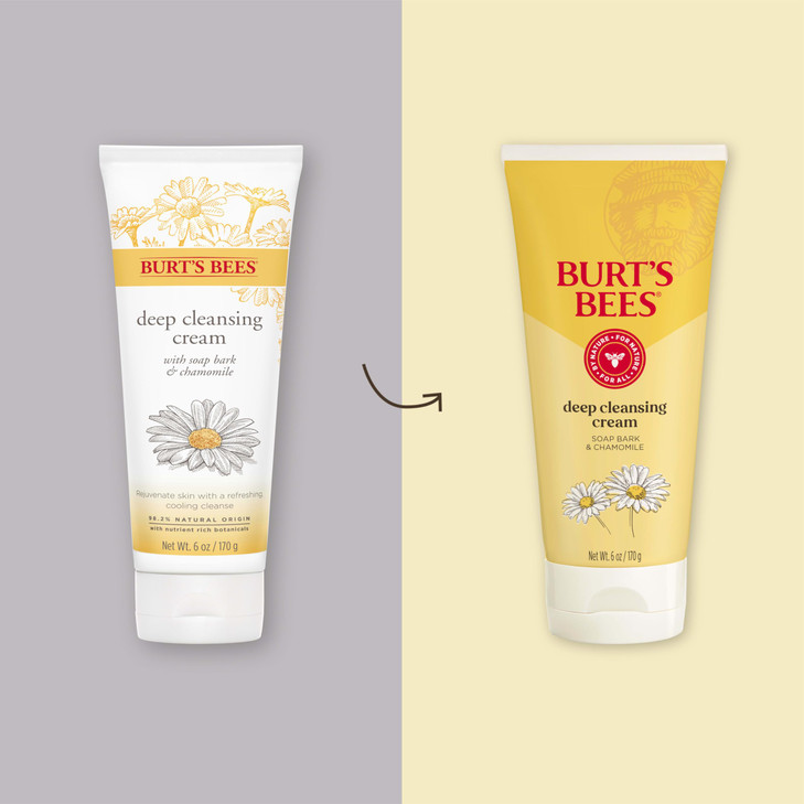 Burts Bees Face Wash Deep Facial Cleansing Cream College Back to School Dorm Essentials All Natural Cleanser with Chamom