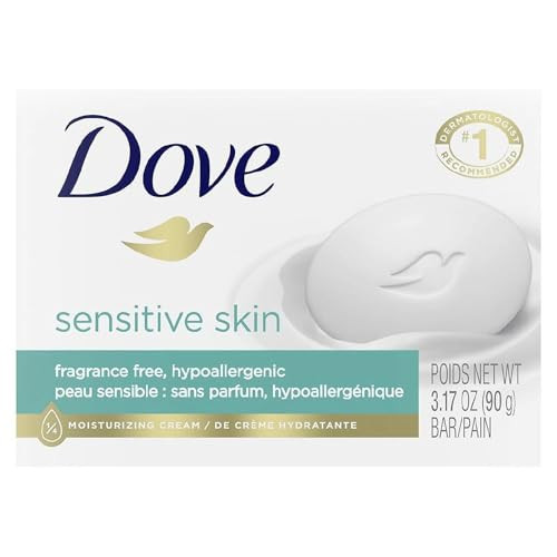 Dove Bar Soap for Sensitive Skin 3.15 oz (Pack of 4) online at globaldelivered