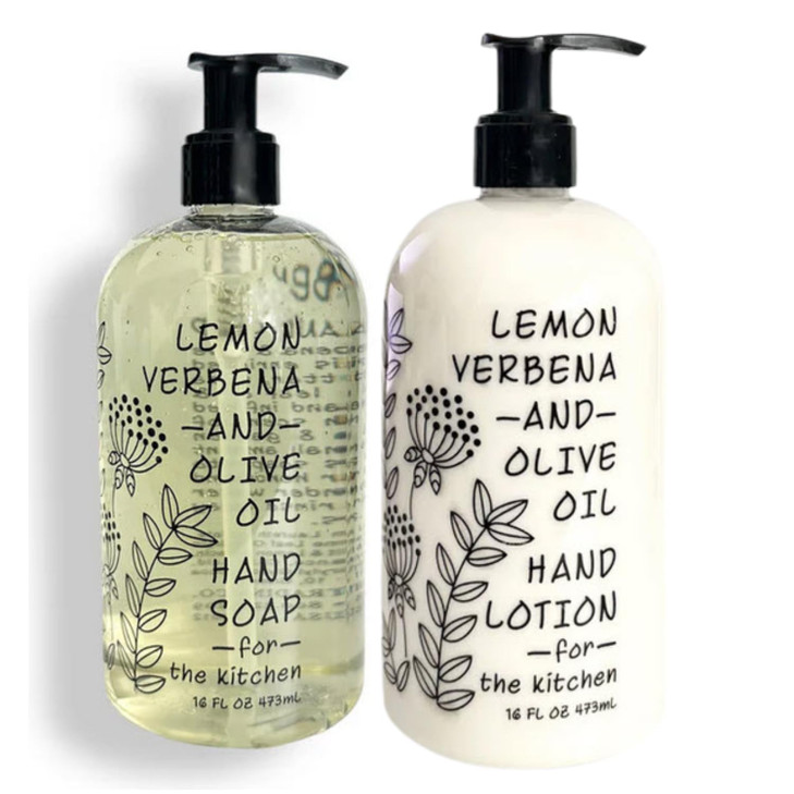 Greenwich Bay Trading Company Kitchen Collection Lemon Verbena Olive Oil Hand Soap Lotion