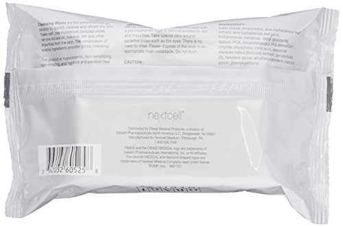Obagi Medical On the Go Cleansing and Makeup Removing Wipes 25 count