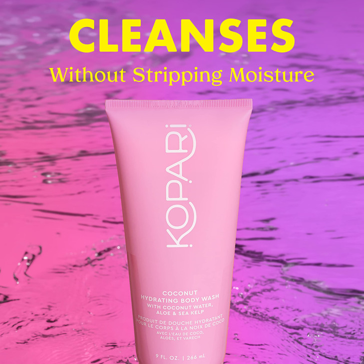 Kopari Hydrating Body Wash NonToxic Paraben Free Gluten Free Cruelty Free Made with Organic Coconut Oil 9 oz 2 Pack