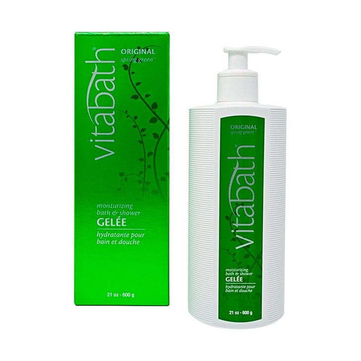 Vitabath Original Spring Green Moisturizing Bath Shower Gel Wash Intoxicating Botanical Skin Rejuvenation Hydrating Dry