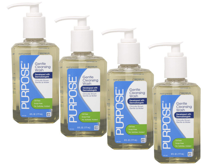 Purpose Gentle Cleansing Wash 6 Fl Oz Pack of 4