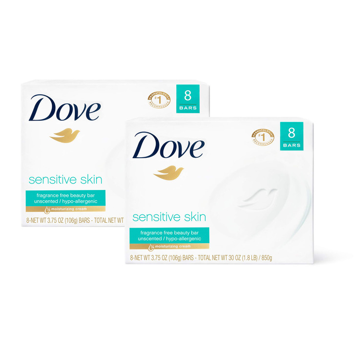 Dove Beauty Bar More Moisturizing Than Bar Soap Sensitive Skin Effectively Washes Away Bacteria Nourishes Your Skin 375