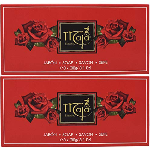 Maja Soap Sets Rectangle 3 x 31 Oz Each 186 Oz Total2PACKSSets of 3 Soaps Jabon Perfumado