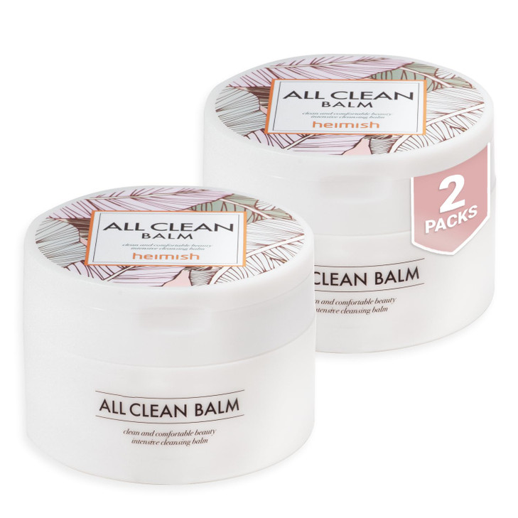 HEIMISH All Clean Balm Cleansing Balm Waterproof Makeup Remover Face Cleanser Oil Based Cleanser Korean Skincare with Na