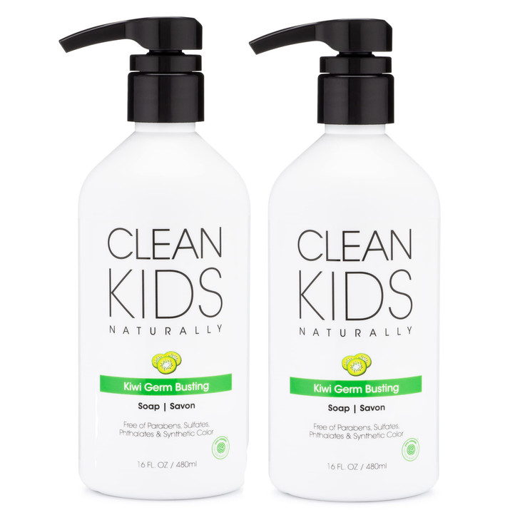 Gabriel Cosmetics Clean Kids Naturally Kiwi Soap 16 oz 2